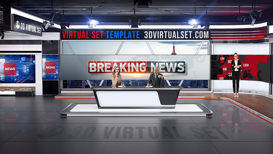 Virtual Set 126 for NewTek TriCaster Virtual Set Editor